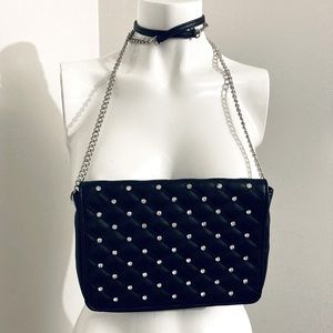 Small Purse with Rhinestone Embellishments
